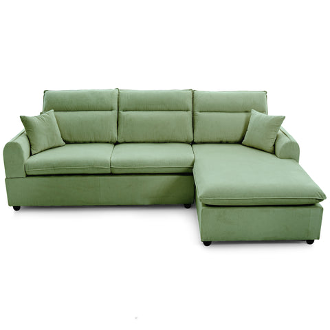Dimos Sectional Sofa Set Left Arm Green - SF2557