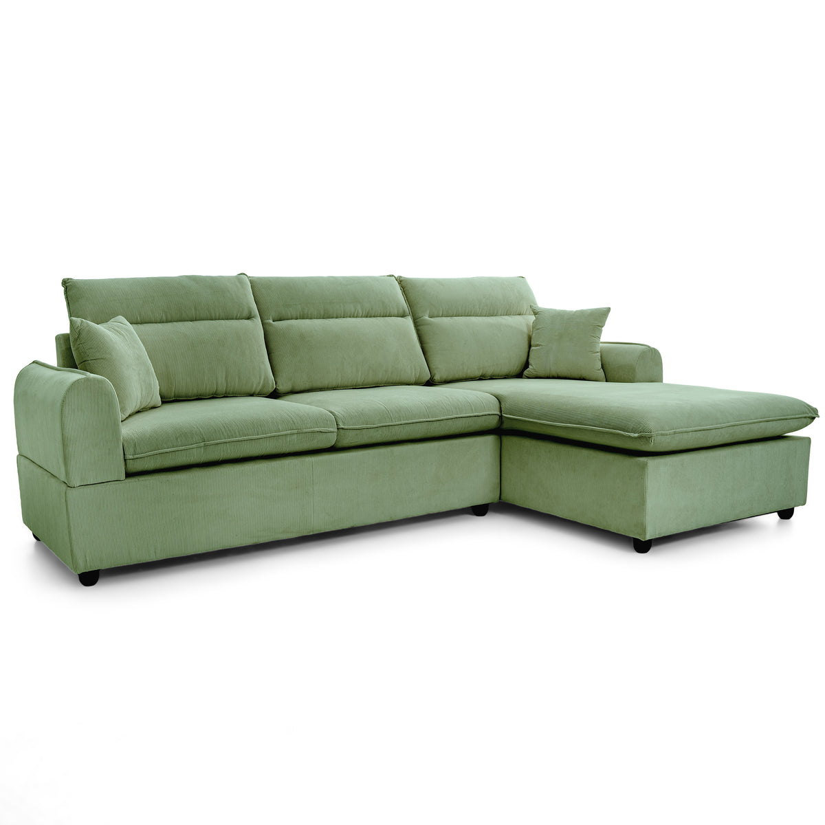 Dimos Sectional Sofa Set Left Arm Green - SF2557