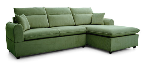 Dimos Sectional Sofa Set Left Arm Green - SF2557