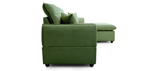 Dimos Sectional Sofa Set Left Arm Green - SF2557