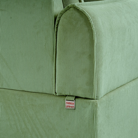 Dimos Sectional Sofa Set Left Arm Green - SF2557