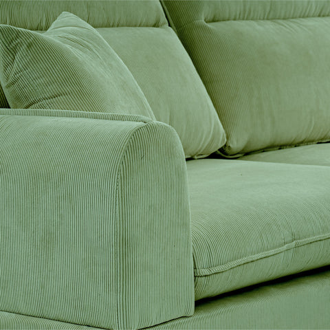 Dimos Sectional Sofa Set Left Arm Green - SF2557