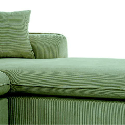 Dimos Sectional Sofa Set Left Arm Green - SF2557