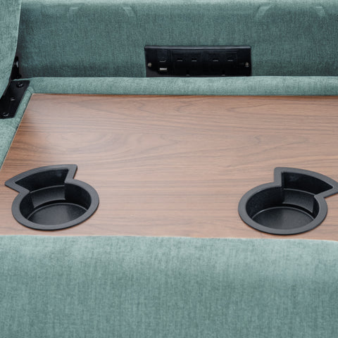 Dimos Sectional Sofa Set Left Arm W/Storage Box Green - SF2545