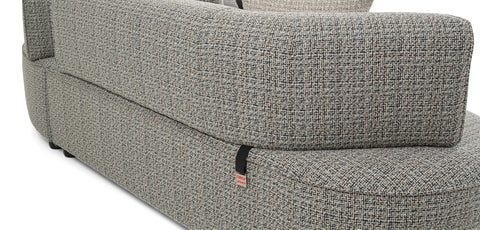 Dimos Sectional 5-Seater Sofa Set Grey - MF-2502