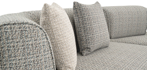 Dimos Sectional 5-Seater Sofa Set Grey - MF-2502