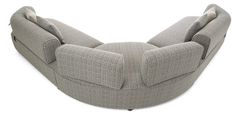 Dimos Sectional 5-Seater Sofa Set Grey - MF-2502