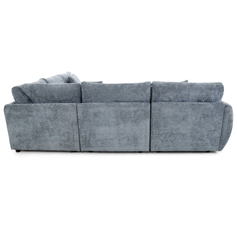 طقم كنب زاوية رمادي - MK-9060C