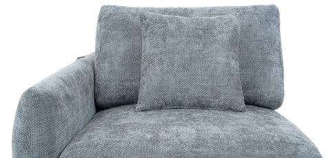 طقم كنب زاوية رمادي - MK-9060C
