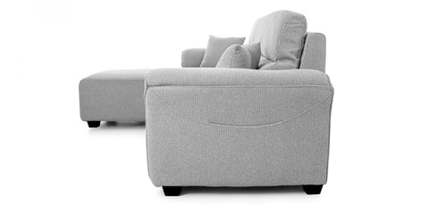 Dimos Sectional Sofa Set Left Arm Gray - SF2559