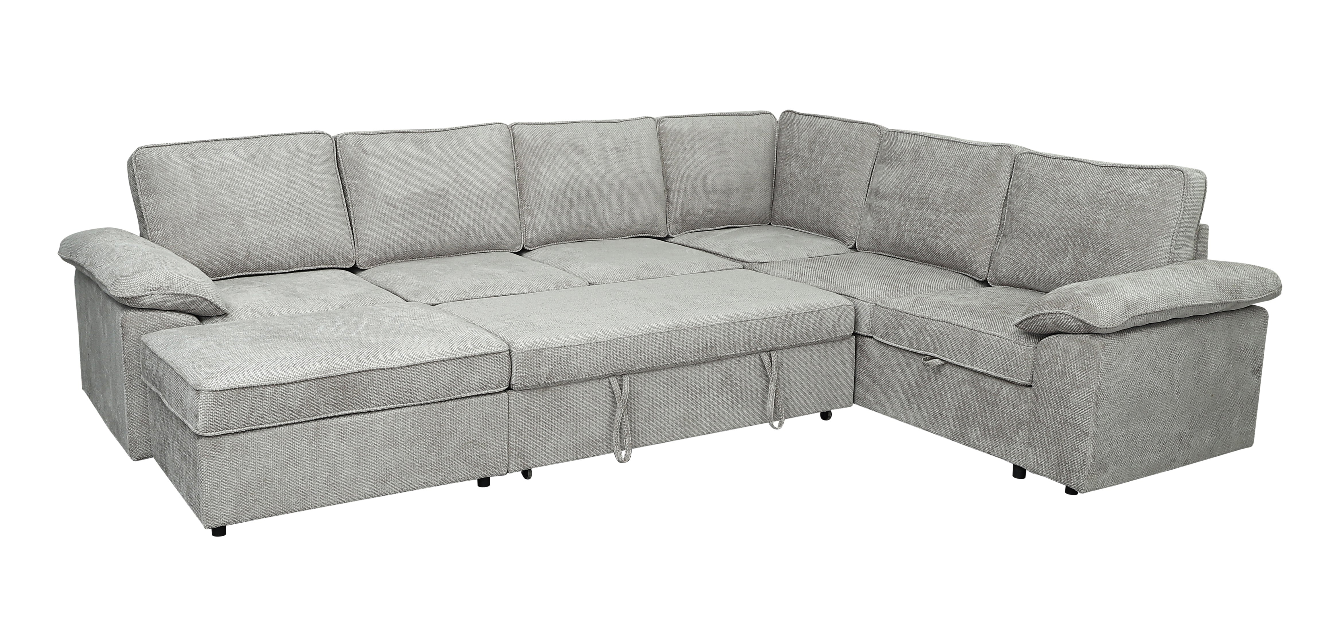 Sectional Sofa Set Gray