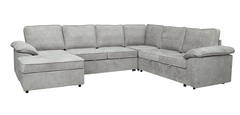 Sectional Sofa Set Gray