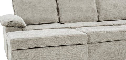 Dimos Sectional Sofa Set W/Manual Bed Gray - SF2572