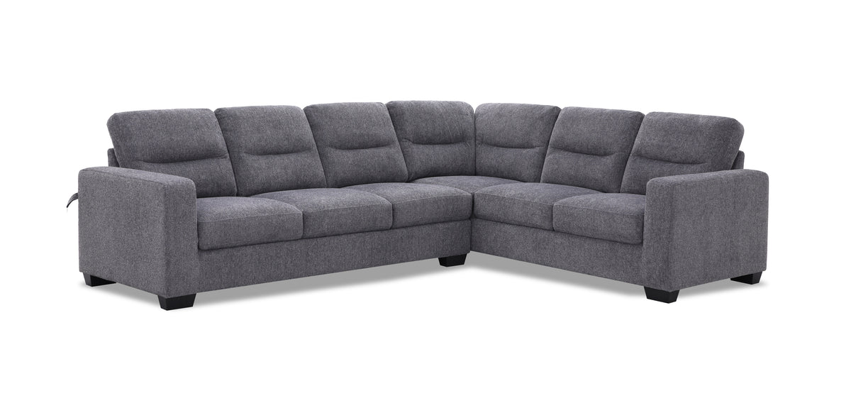 كنب زاوية رمادي - 5424