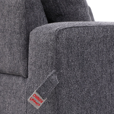 Dimos 5-Seater Sectional Sofa Set Grey - 5424