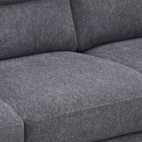 Dimos 5-Seater Sectional Sofa Set Grey - 5424