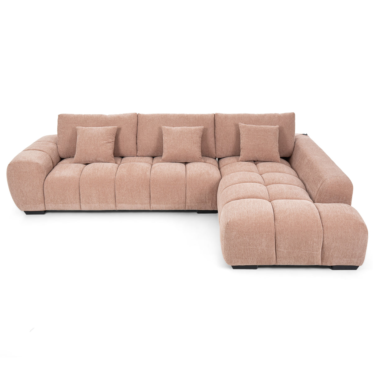 Dimos Sectional Set L-Chaise Pink - HY-9119