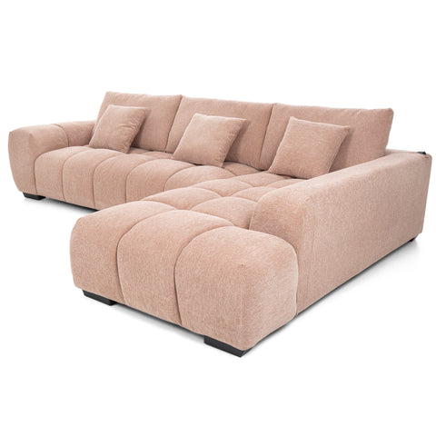 Dimos Sectional Set L-Chaise Pink - HY-9119
