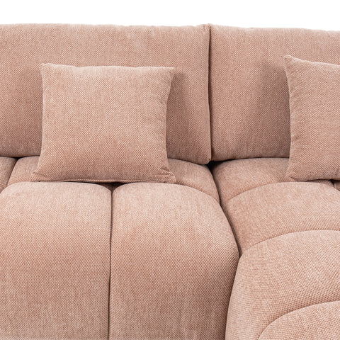 Dimos Sectional Set L-Chaise Pink - HY-9119