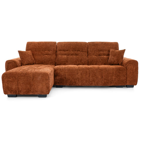 Dimos Sectional Sofa Set Right Arm Orange - SF2561
