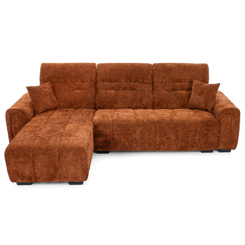Dimos Sectional Sofa Set Right Arm Orange - SF2561