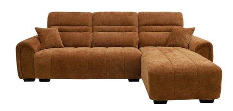 Dimos Sectional Sofa Set Right Arm Orange - SF2561