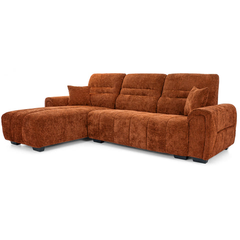 Dimos Sectional Sofa Set Right Arm Orange - SF2561