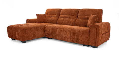 Dimos Sectional Sofa Set Right Arm Orange - SF2561