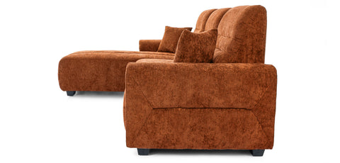 Dimos Sectional Sofa Set Right Arm Orange - SF2561