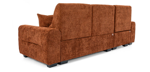Dimos Sectional Sofa Set Right Arm Orange - SF2561