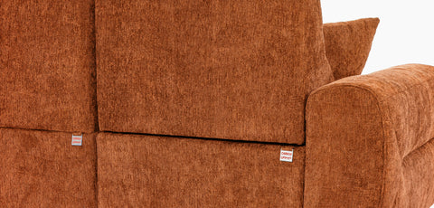 Dimos Sectional Sofa Set Right Arm Orange - SF2561