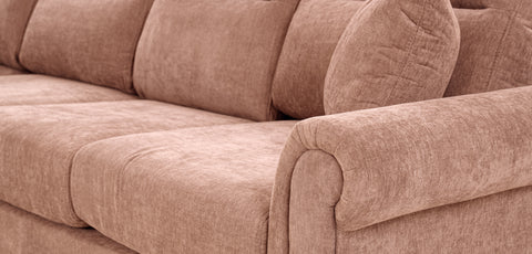 Dimos Sectional Sofa Set Left Arm W/Storage Box Orange - SF2545