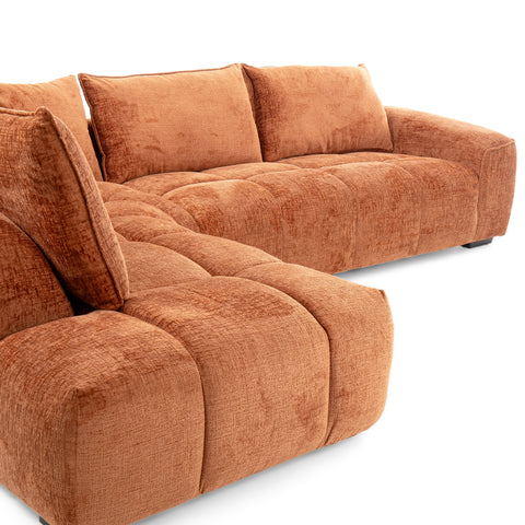 Dimos Sectional Set R-Chaise Orange - HY-9259
