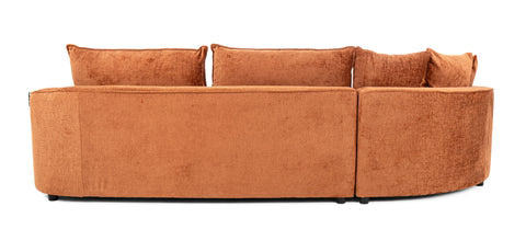 Dimos Sectional Set R-Chaise Orange - HY-9259