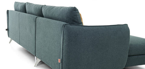 Sectional Set L-Chaise TURQUOISE - V1866