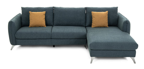 Dimos Sectional Set R-Chaise TURQUOISE - V1866