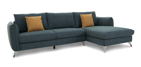 Dimos Sectional Set R-Chaise TURQUOISE - V1866