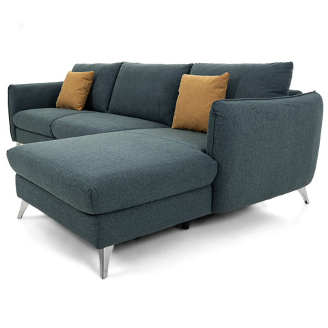 Dimos Sectional Set R-Chaise TURQUOISE - V1866