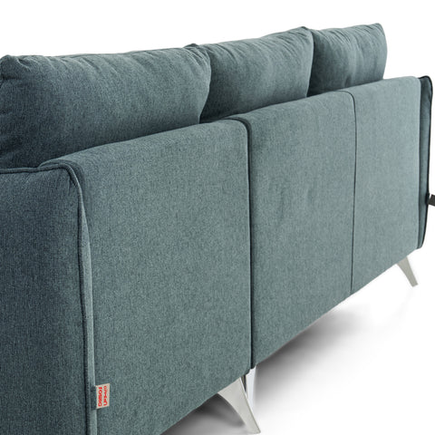 Dimos Sectional Set R-Chaise TURQUOISE - V1866