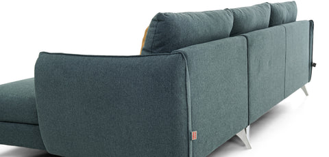 Dimos Sectional Set R-Chaise TURQUOISE - V1866
