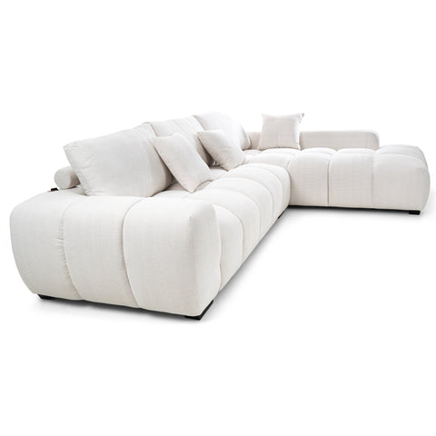 Dimos Sectional Set L-Chaise White - HY-9119