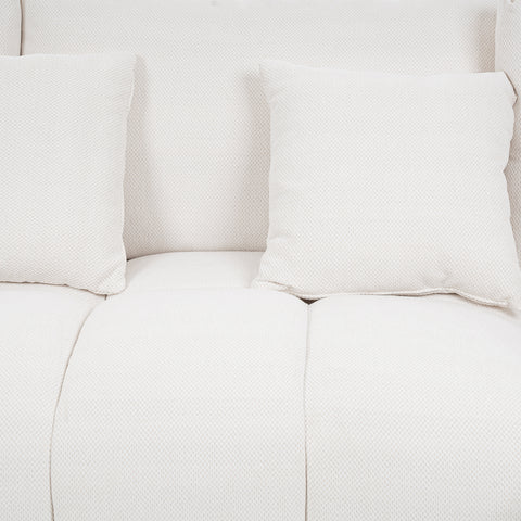 Dimos Sectional Set L-Chaise White - HY-9119
