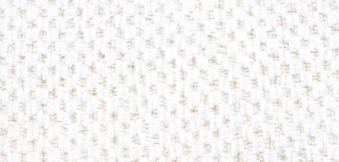 كنب زاوية مع كرسي استرخاء على شكل حرف L، لون أبيض - HY-9119