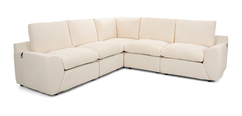 Dimos Sectional Set White - HY-9298