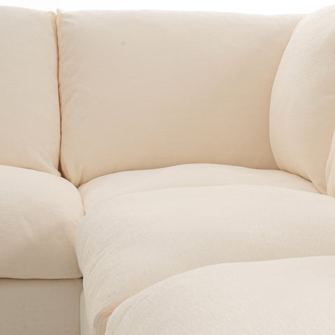 Dimos Sectional Set White - HY-9298