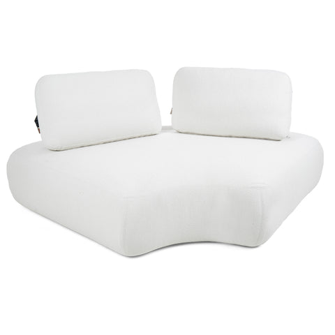 Dimos Corner Modular Sofa Set White - WKS22