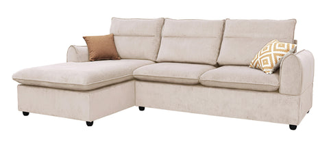 Dimos Sectional Sofa Set Left Arm Beige - SF2557