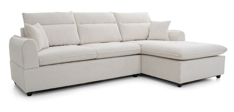 Dimos Sectional Sofa Set Left Arm Beige - SF2557