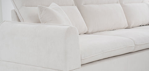 Dimos Sectional Sofa Set Left Arm Beige - SF2557
