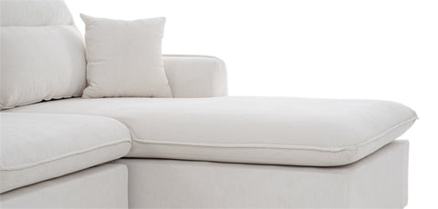 Dimos Sectional Sofa Set Left Arm Beige - SF2557